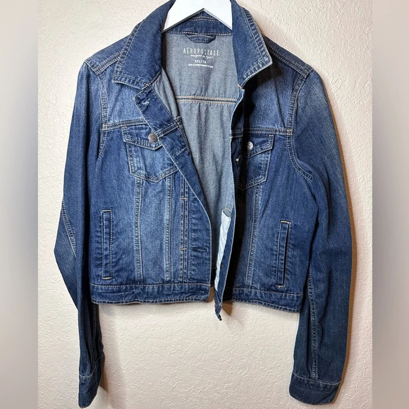 Cropped Aeropostale Women’s XXL Button Up with Pockets Cotton Fall - Picture 1 of 9